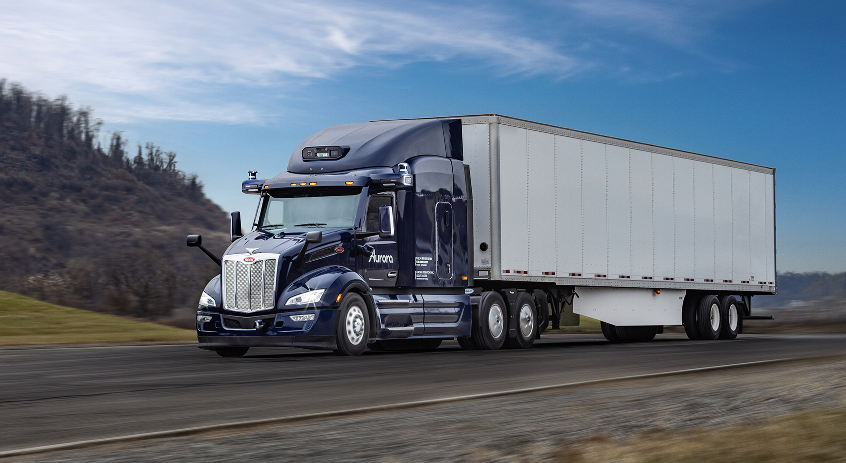 Aurora's Driverless Trucks Tackle U.S. Driver Shortage on Texas Highways